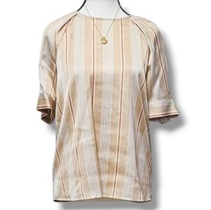WORTHINGTON | WENDY STRIPE BLOUSE - NWT!